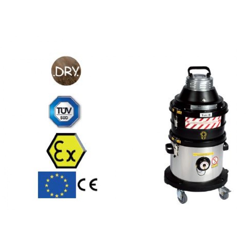 Aspirateur industriel poussières ATEX zone 22 