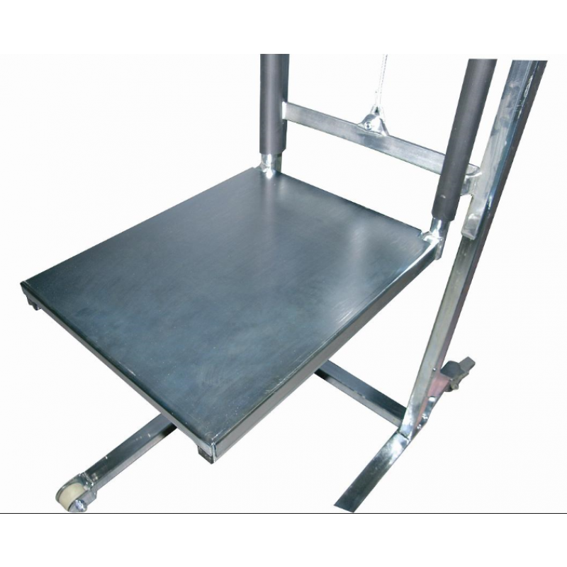 Plateau inox pour gerbeur manipulateur 150 kg