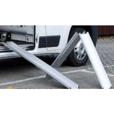 Rails de chargement pliables en aluminium  longueur 2500 mm (Paire) id133