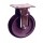 Roulette inox platine fixe diam 100 TPE 